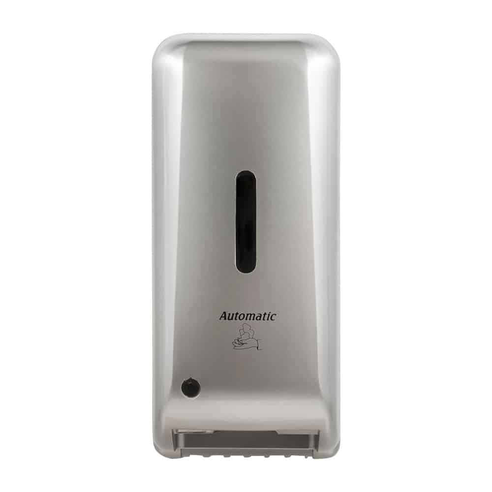 Schaumseifenspender Sensor 1000 ml silver Frontal - clomo Waschraumhygiene
