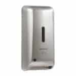 Schaumseifenspender Sensor 1000 ml silver leicht rechts - clomo Waschraumhygiene