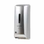 Schaumseifenspender Sensor 400 ml silver leicht links - clomo Waschraumhygiene